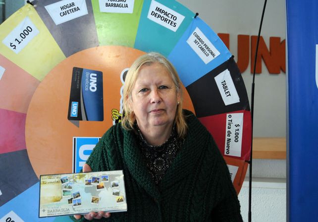 Nélida giró la Ruleta y se ganó un viaje a San Luis.