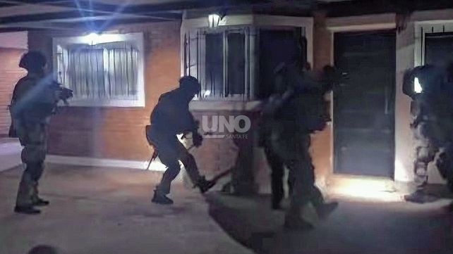 Banda narco desarticulada. 29 allanamientos simultáneos en Santa Fe