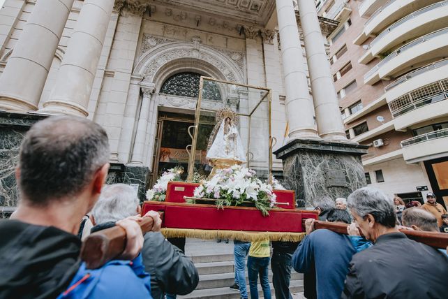 Con una misa se conmemoraron los 250 años de la llegada de la Virgen del Rosario