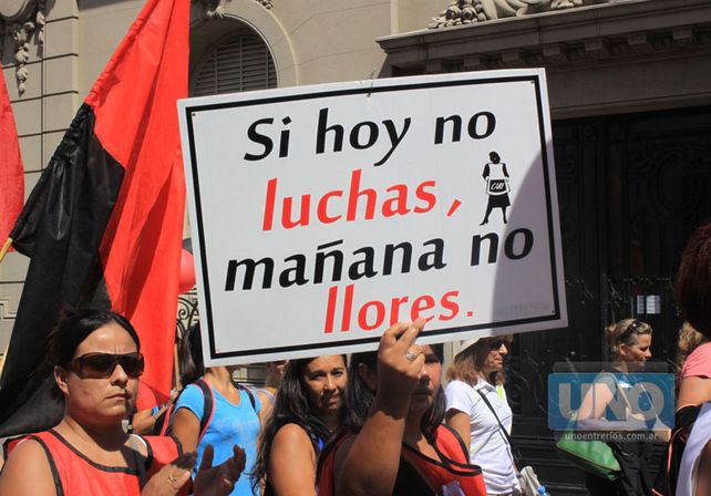 Agmer. Nueve seccionales priorizarán la lucha sindical. Foto UNO/Juan Ignacio Pereira