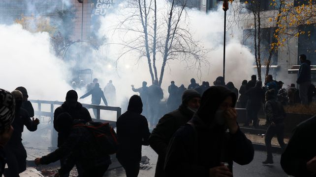 Protestas violentas en Bélgica contra las nuevas restricciones por coronavirus