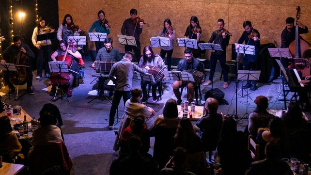 La Orquesta de Tango del Guastavino.