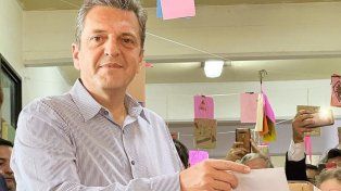 Votó Massa: Empezamos una nueva etapa en la Argentina
