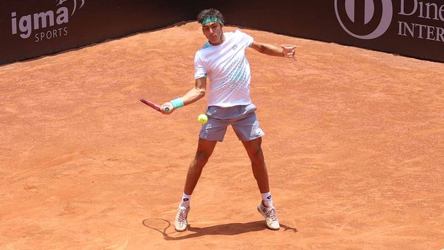 Burruchaga derrotó al bonaerense Navone por 6/0 y 6/4