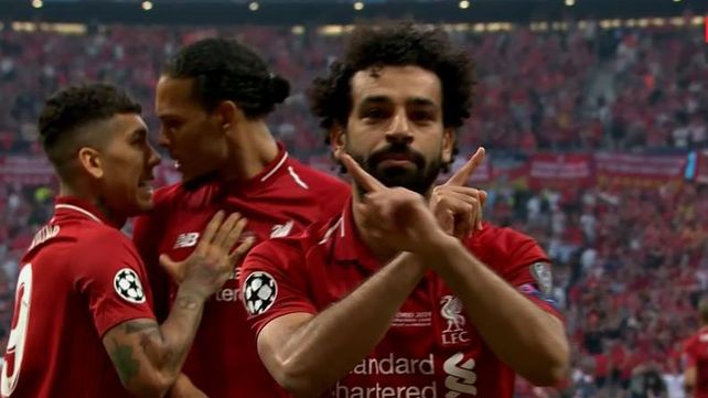 Mohamed&nbsp;Salah marcó el gol de penal.&nbsp;