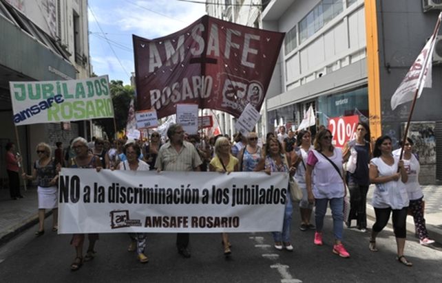 marcha. En los últimos días los docentes habían mostrado su descontento