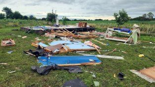 Las tormentas afectaron a más de 500 familias en Entre Ríos
