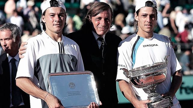 Histórica postal del tenis argentino; Guillermo Coria