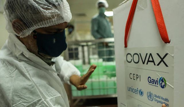 Una partida de vacunas enviadas por Covax a Ghana