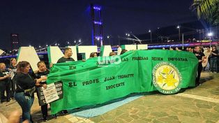 El caso Trigatti llegó al Puente Colgante con una nueva marcha: fuerte reclamo por seguridad jurídica