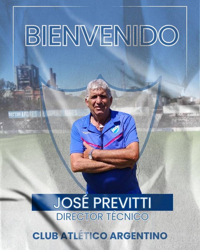 José Previti fue confirmado por el club Argentino en sus redes sociales