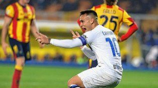 Inter goleó a Lecce con dos de Lautaro Martínez y sigue como único líder en el Calcio