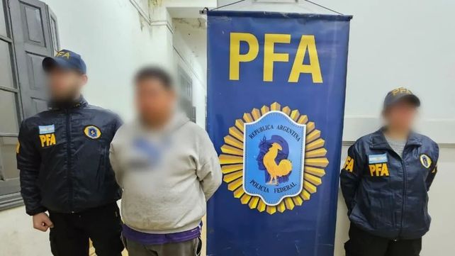 Uno de los siete detenidos en los allanamientos.