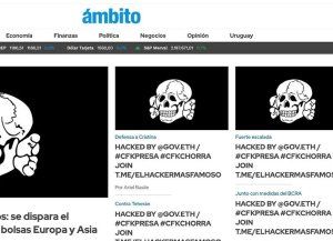 Hacker atacó la web de Ámbito Financiero: #CFKPresa
