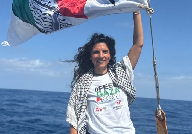 Una diputada argentina del FIT fue detenida por Israel en la Flotilla que iba a Gaza