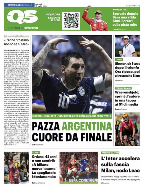 Triunfo de Argentina: las portadas de los principales diarios del mundo