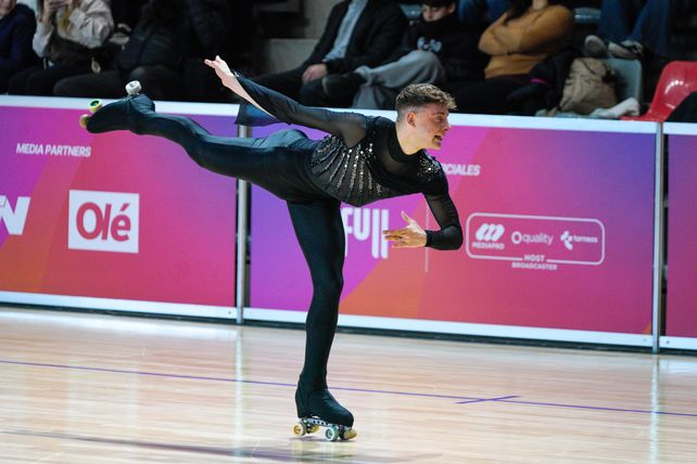 Donatto Mastroianni, patinaje artístico, el rosarino en los Suramericanos.