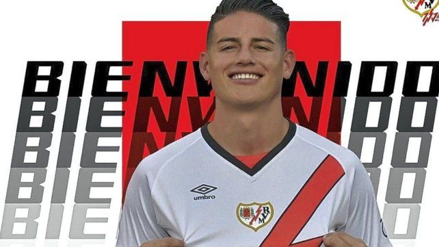 El colombiano James Rodríguez se convirtió en nuevo jugador de Rayo Vallecano de España.