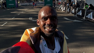 Jacob Kiplimo, ganador de la media maratón de Buenos Aires, fue parte de la batalla de marcas.