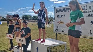 Sofía y Violeta Arteriza brillaron en el Provincial de atletismo sub 16