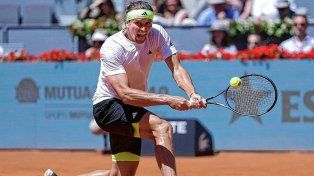 El alemán Alexander Zverev se metió en la cuarta ronda del Masters 1000 de Madrid.
