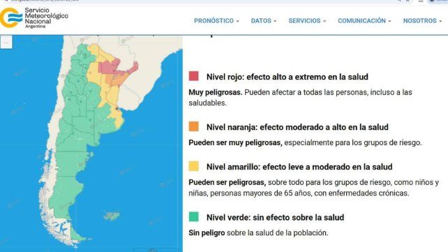 Sofocante: Entre Ríos bajo alerta amarillo por temperaturas extremas