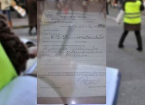 Una multa con graves errores ortográficos se volvió viral en las redes sociales