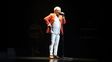 Sergio Denis en su última presentación en público, en Tucumán.