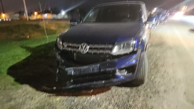 Mientras perseguía a los tiradores Matarochi los chocó un par de veces