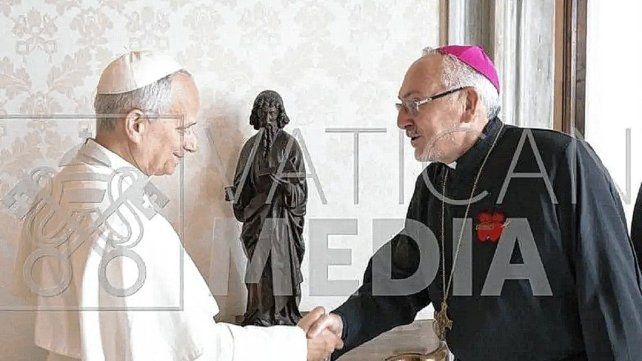 El Papa León XIV recibió al obispo de Gualeguaychú en el Vaticano.