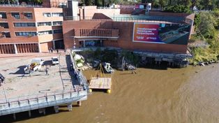 Comenzaron las obras en el parque España.