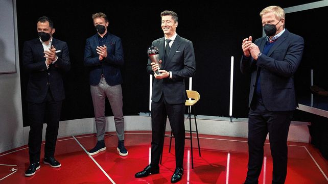 Lewandowski superó a Messi y se quedó con el premio The Best
