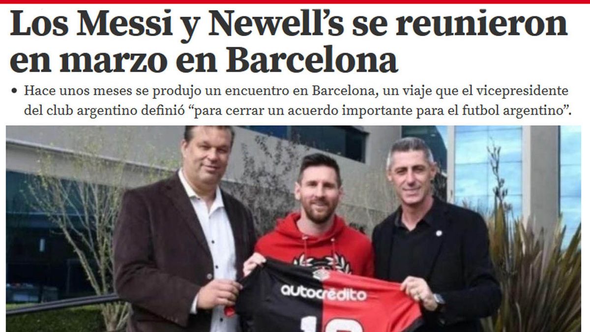 Medios catalanes siembran sospechas de una reunión entre Messi y Newells