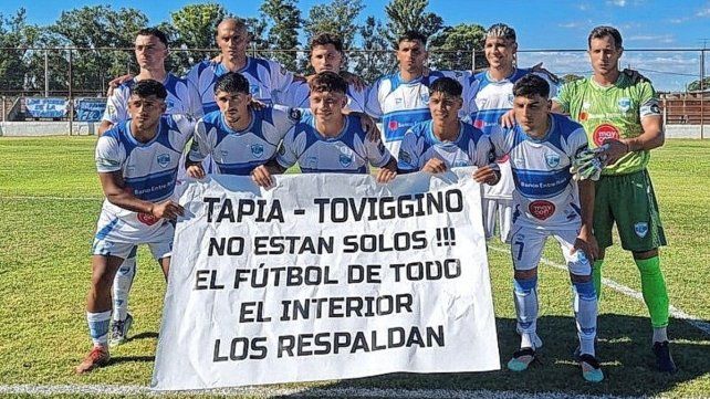 Un equipo entrerriano apoyó a Chiqui Tapia y desató la polémica.