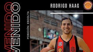 Rodrigo Haag volverá a jugar en CUST el Torneo Oficial de Básquet.