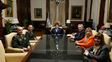 Finalmente, Milei recibió al gendarme Gallo en la Casa Rosada