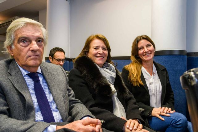 Jorge Serrano, Mirta Villar y Alicia Gutiérrez.