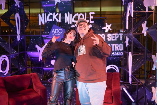 Nicki Nicole y Boffe.
