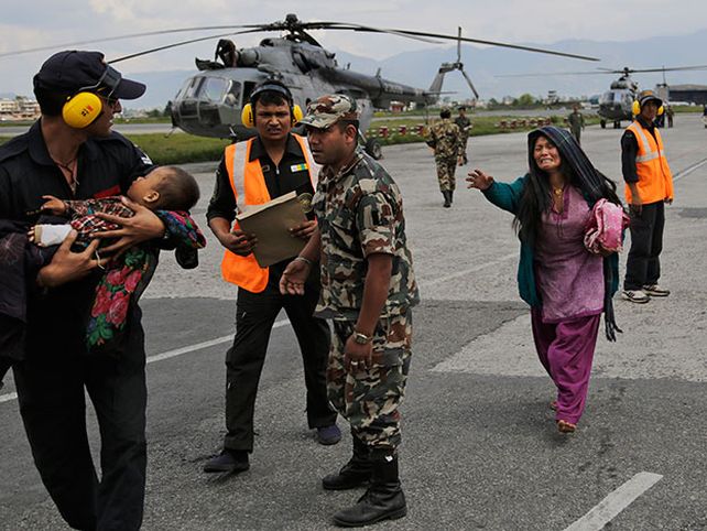 Se produjeron más de 100 réplicas tras el terremoto en Nepal