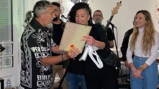 El Mono y la exconcejala Alejandra Gómez Sanz.