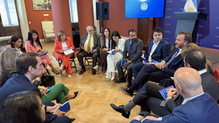 Patricia Bullrich ya se reunió con los miembros de la futura bancada libertaria en la Cámara alta nacional.