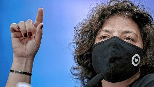 La ministra de Salud nacional