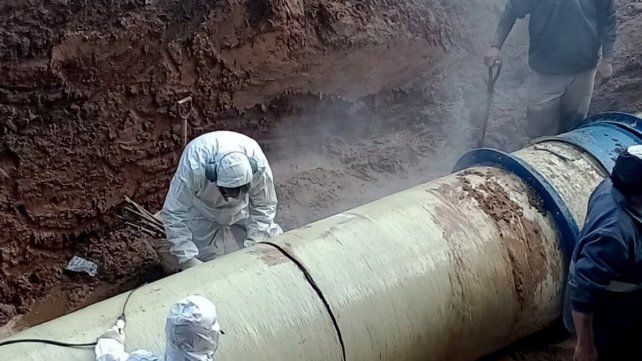 La Municipalidad de Paraná finalizó los trabajos y es progresiva la vuelta del agua potable.