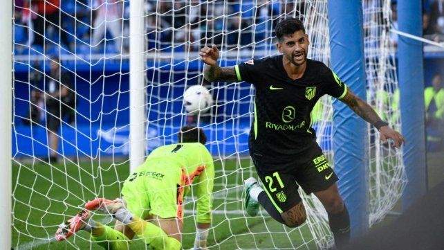 Con gol del Cuti Romero, el Atlético de Madrid le ganó agónicamente al Alavés