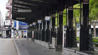 Paradas vacías. La postal que dejará el paro de choferes de la UTA en Rosario