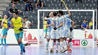 Argentina derrotó a Australia y sigue firme en el Mundial de hockey indoor