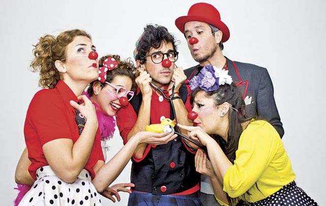 Equipo. Entre los integrantes de “Locura de clown” hay psicólogos