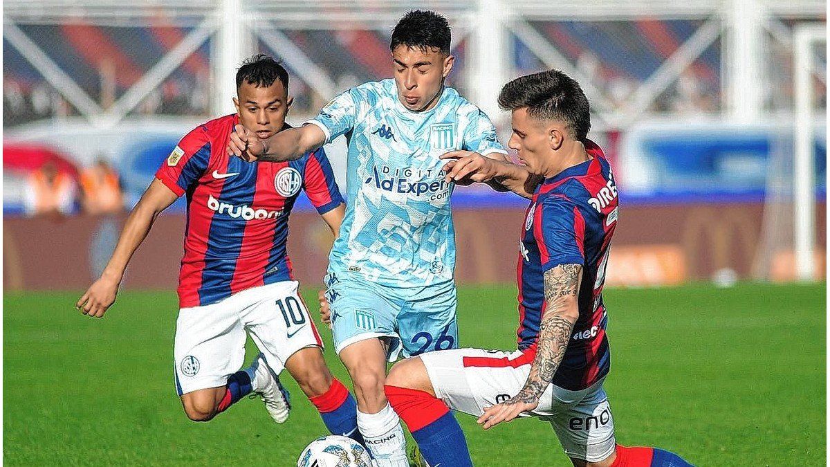 En un partido con polémicas, San Lorenzo y Racing quedaron a mano