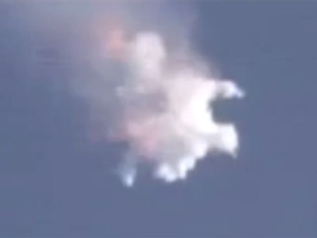 Explotó un cohete de la NASA minutos después de despegar
