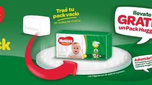 Último día del plan canje de pañales de Huggies